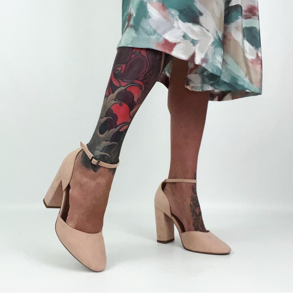 ASOS Pleasant High Block Heels in Blush Pink | Size 7